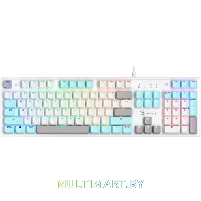 Клавиатура A4Tech Bloody S520N (белый)